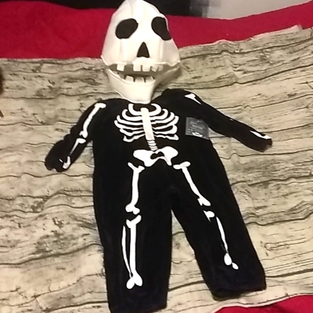 NWT Pottery barn skeleton costume 3T